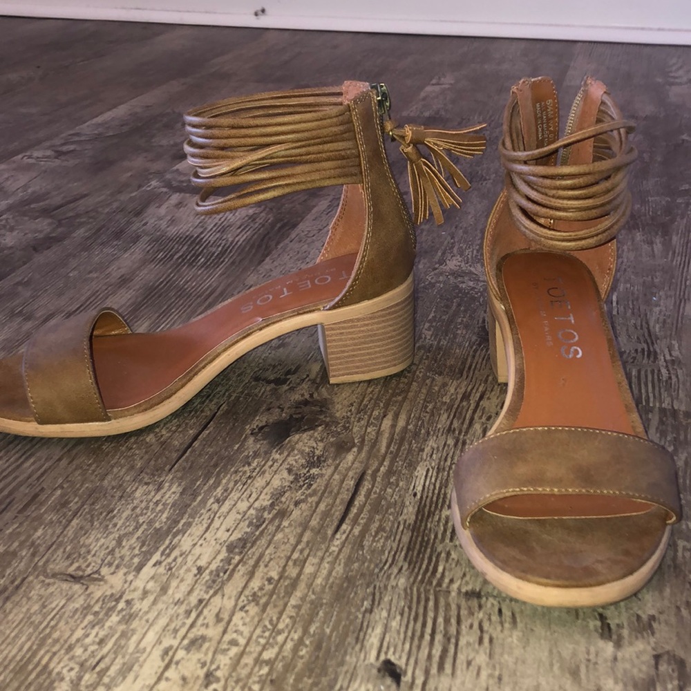 Cute heeled sandals